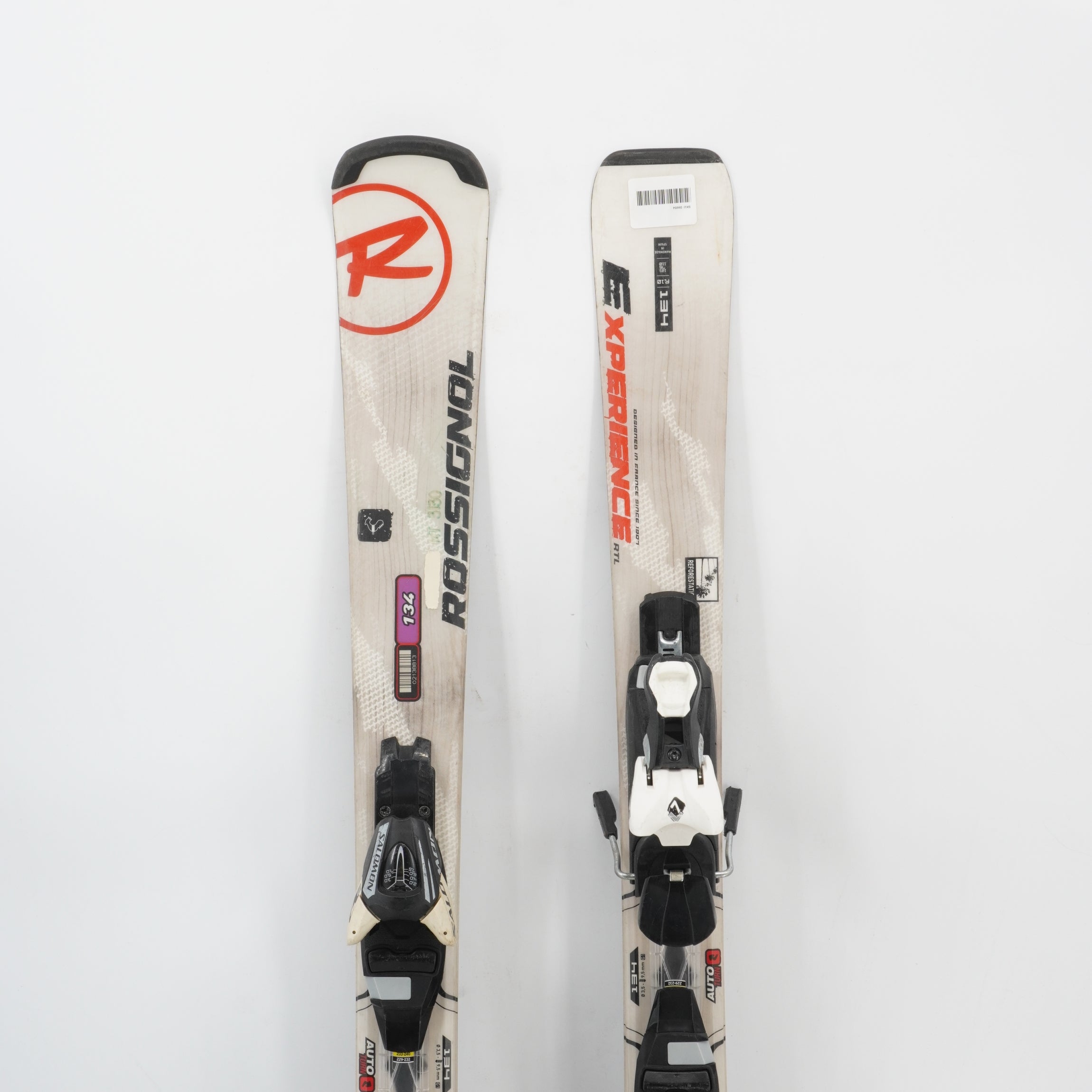 Rossignol Experience RTL Junior Skis with Bindings - 134 cm Used