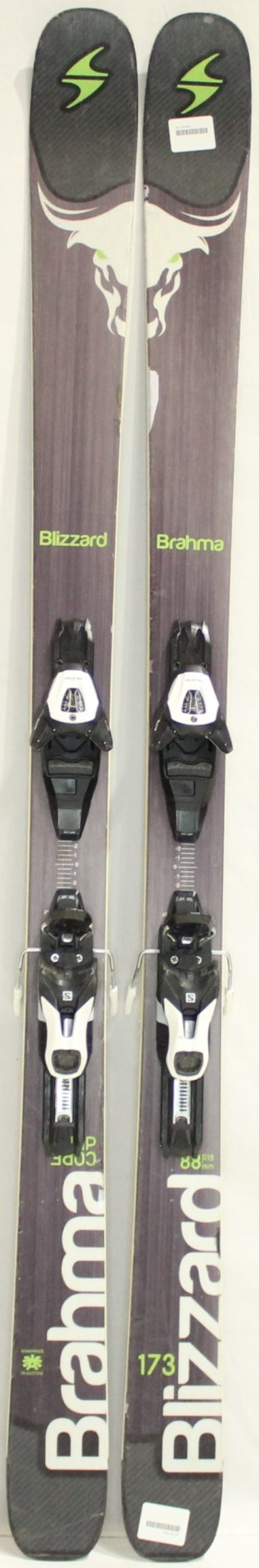 Blizzard Brahma Demo Skis with Bindings - 173 cm Used