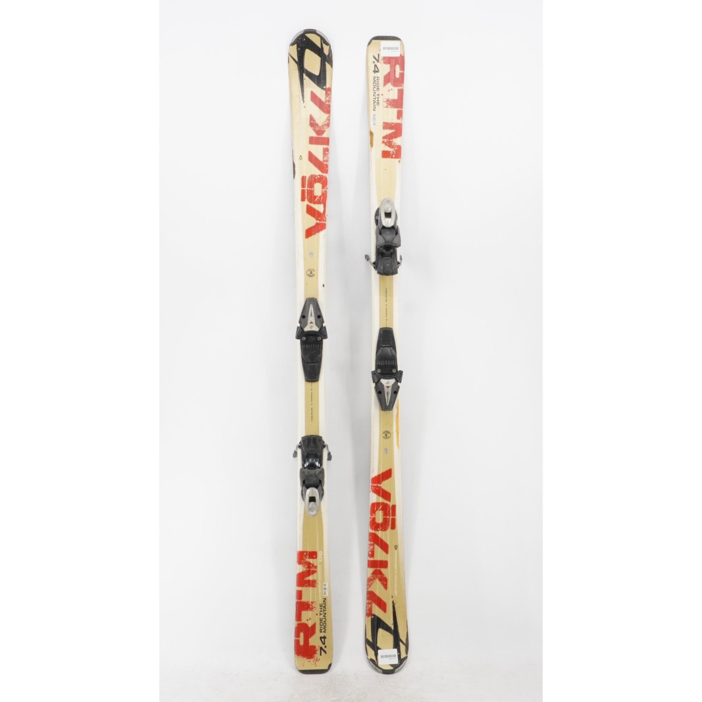 Volkl RTM 7.4 Adult Skis with Bindings - 170 cm Used