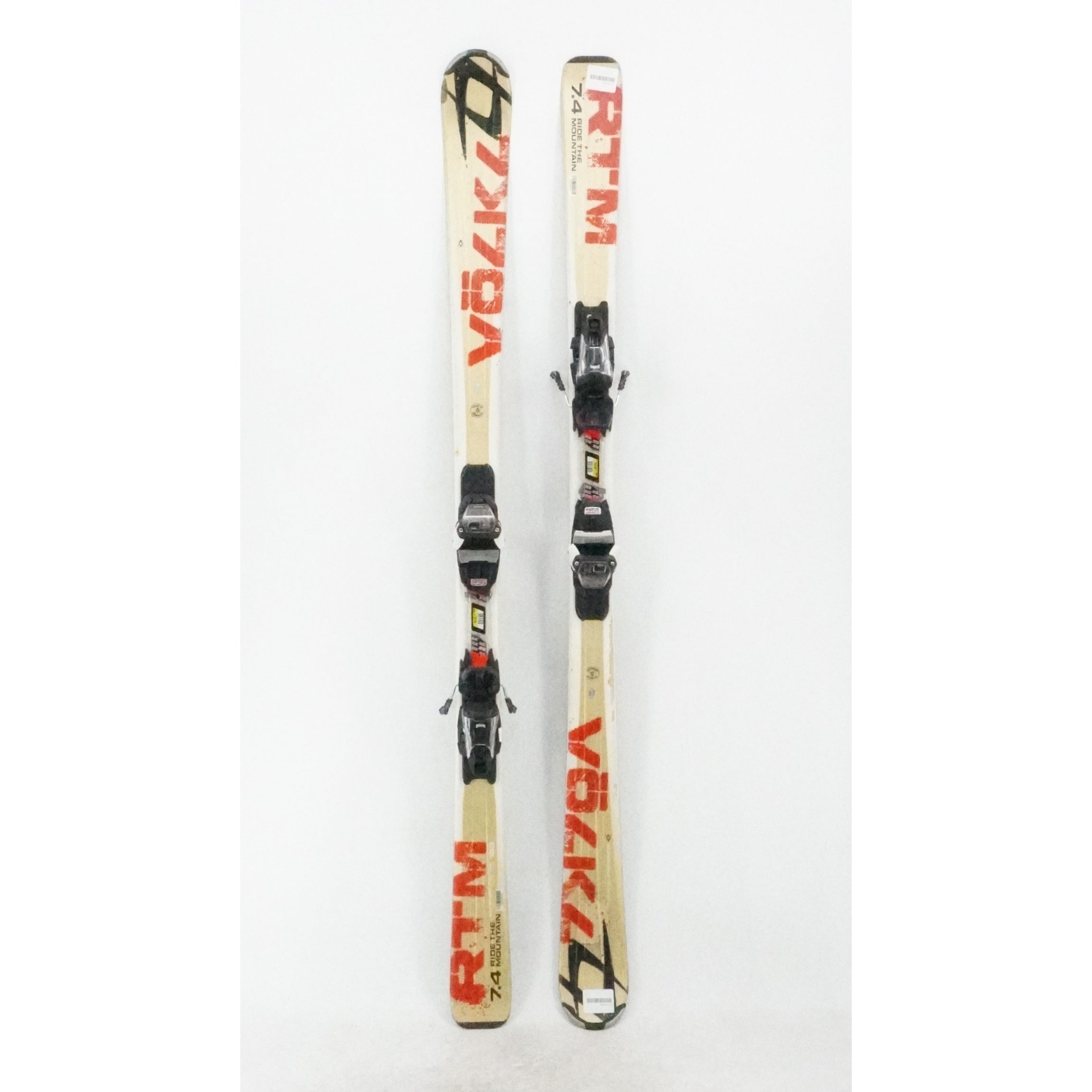 Volkl RTM 7.4 Adult Skis with Bindings - 163 cm Used