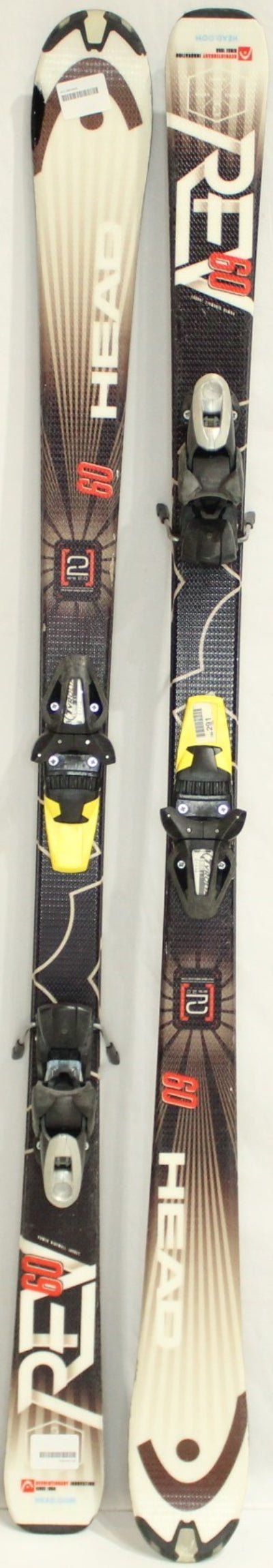 Head Rev 60 Skis with Bindings - 160 cm Used