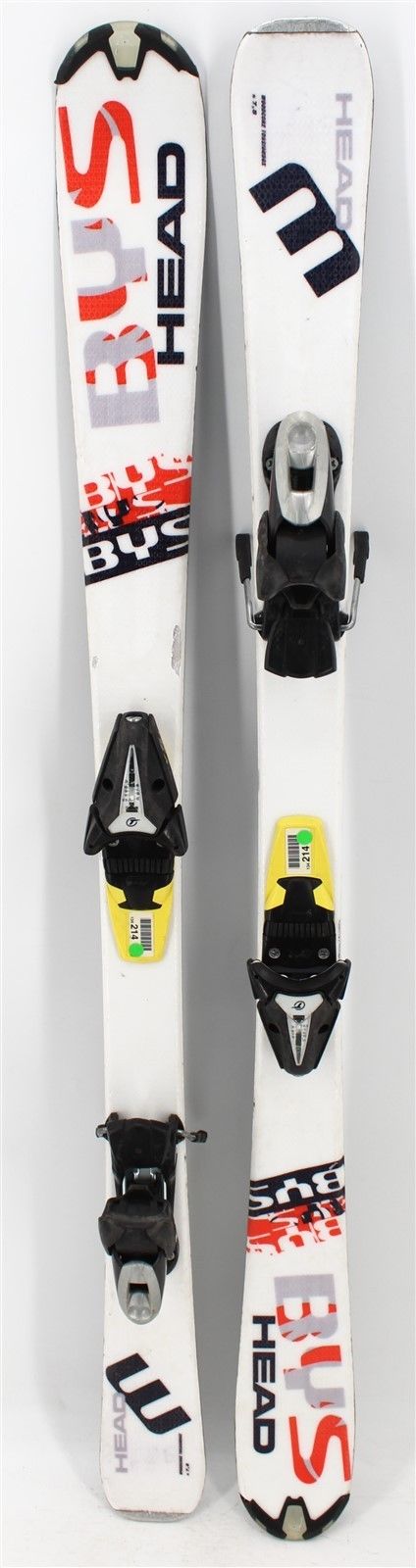 Head BYS Adult Skis with Bindings - 135 cm Used