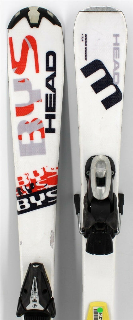 Head BYS Adult Skis with Bindings - 135 cm Used