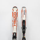 Head Super Shape Team Kids Skis with Bindings - 117 cm Used