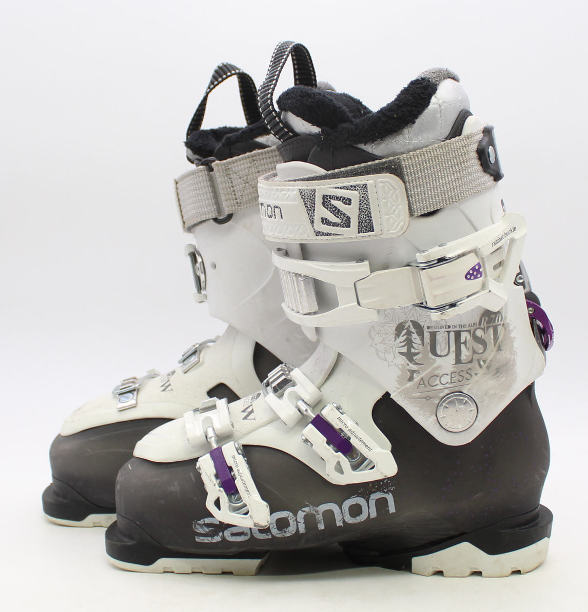 Salomon Quest Access R70 W Womens Ski Boots - Size 6.5 / Mondo 23.5 Used