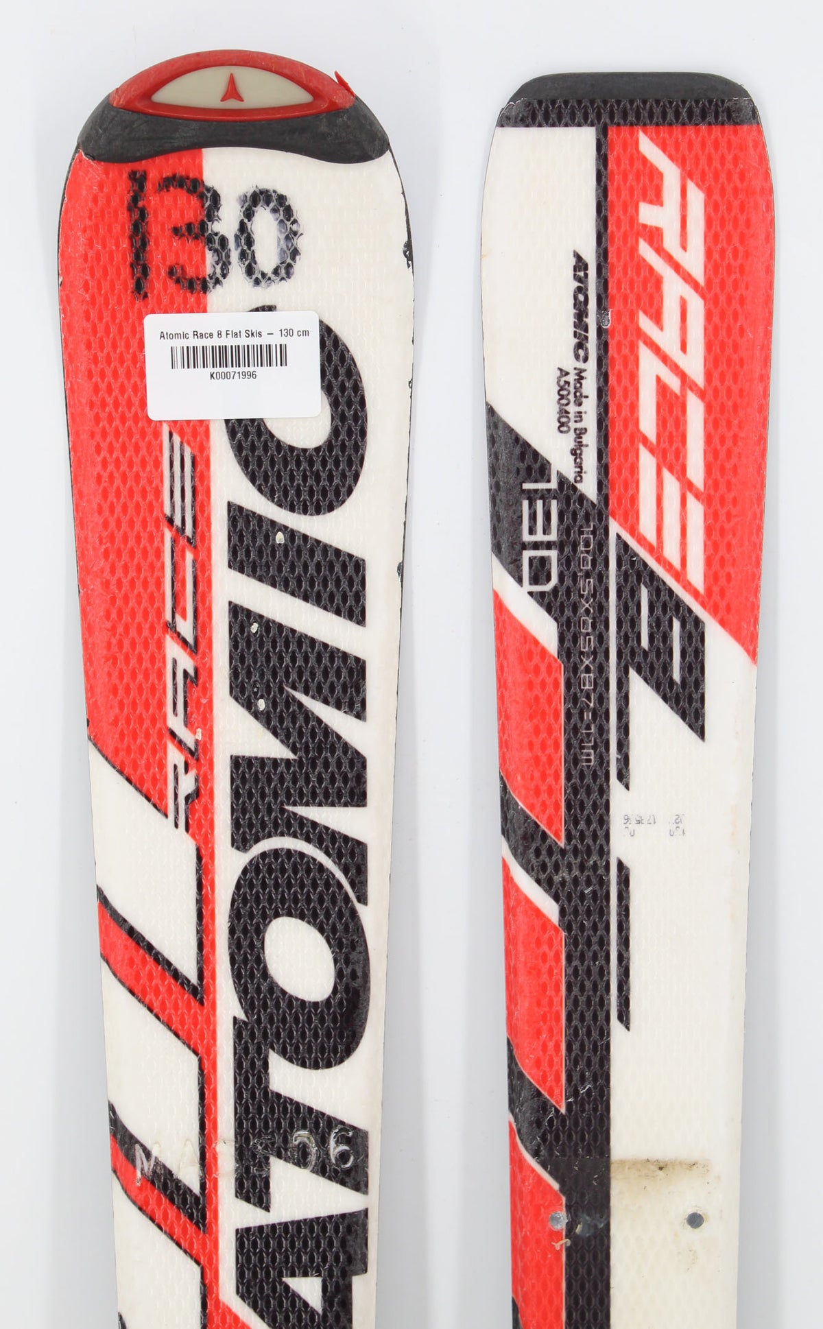Atomic Race 8 Flat Skis - 130 cm Used – Kiwi Sports, LLC