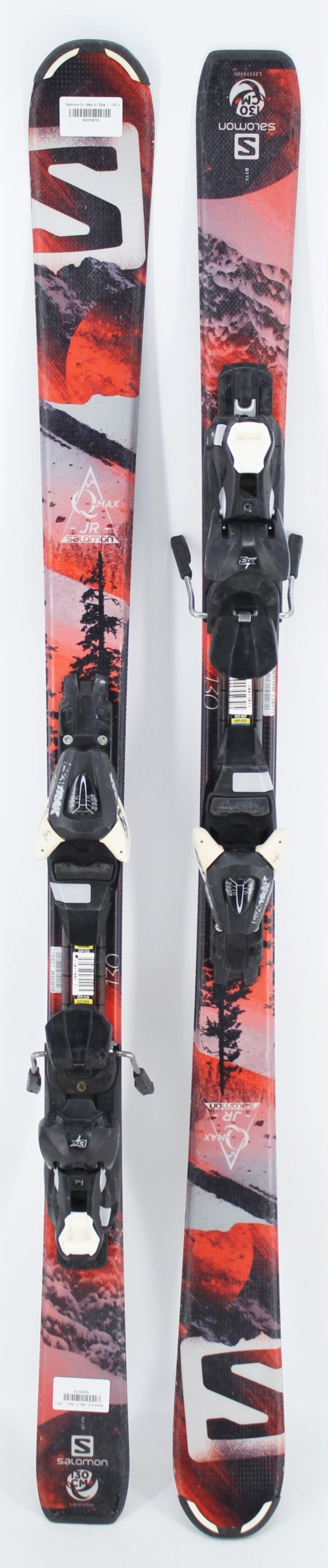 Salomon Q-Max Jr. Skis with Bindings - 130 cm Used