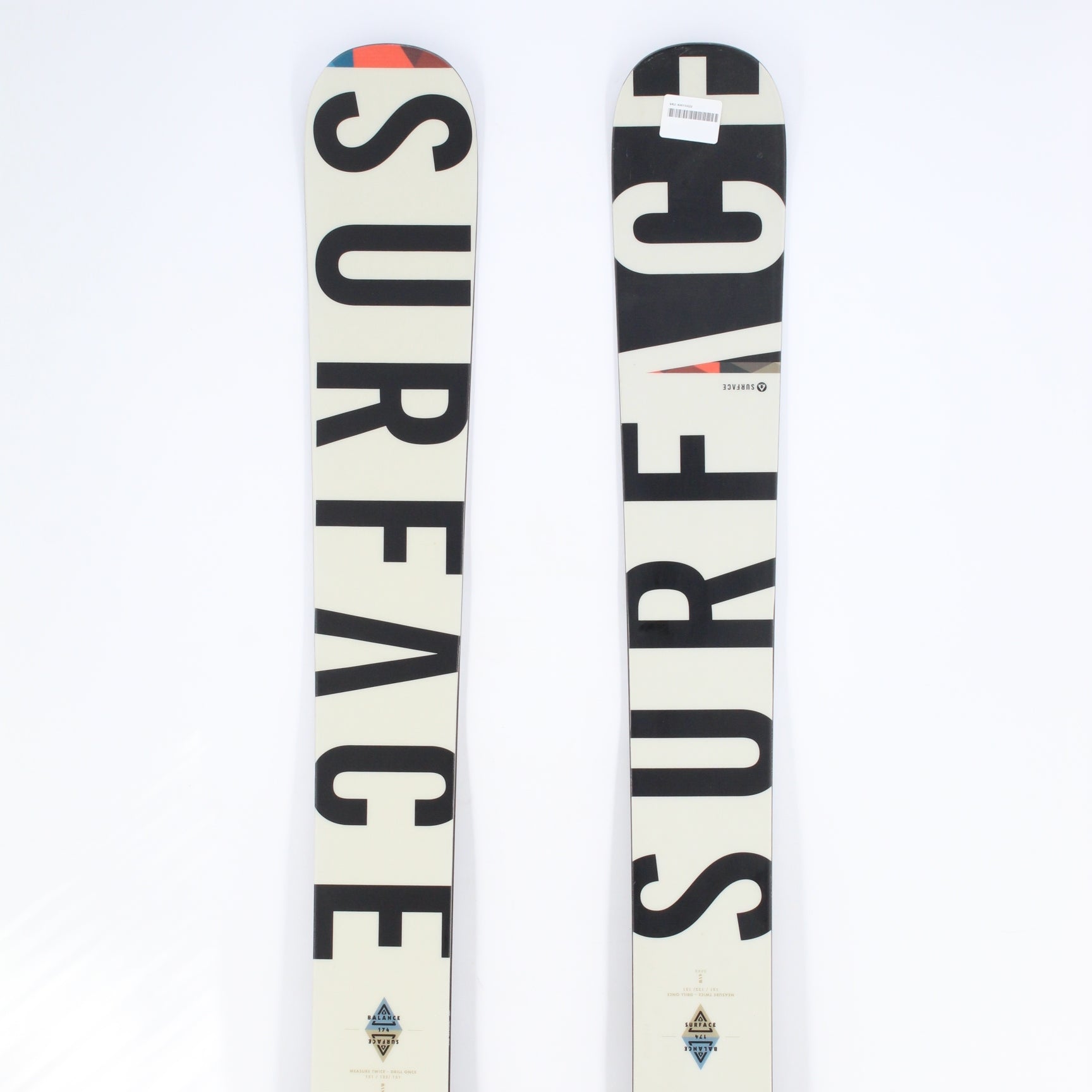 Surface Balance Flat Skis - 174 cm New