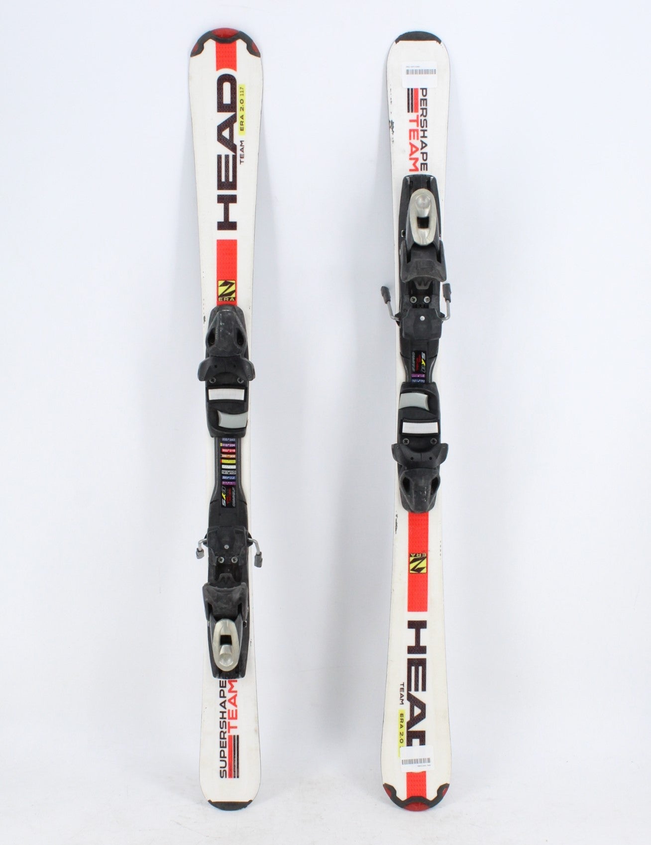HEAD SUPER SHAPE TEAM スキー 117cm HEAD SUPERSHAPE TEAM EASY 117 CM WHITE/ BLACK/YELLOW JR'S