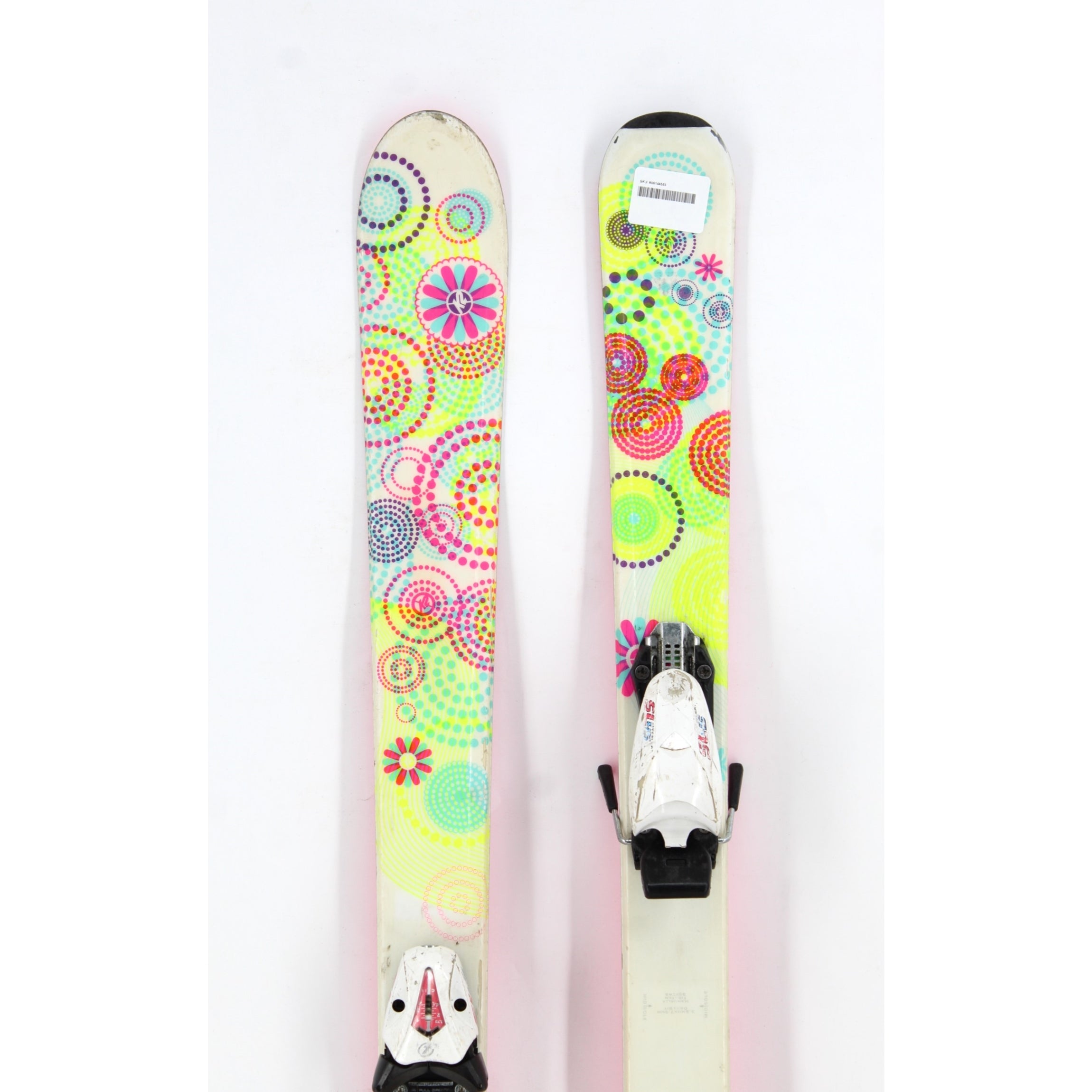 K2 Flowers Kids Skis with Bindings - 136 cm Used
