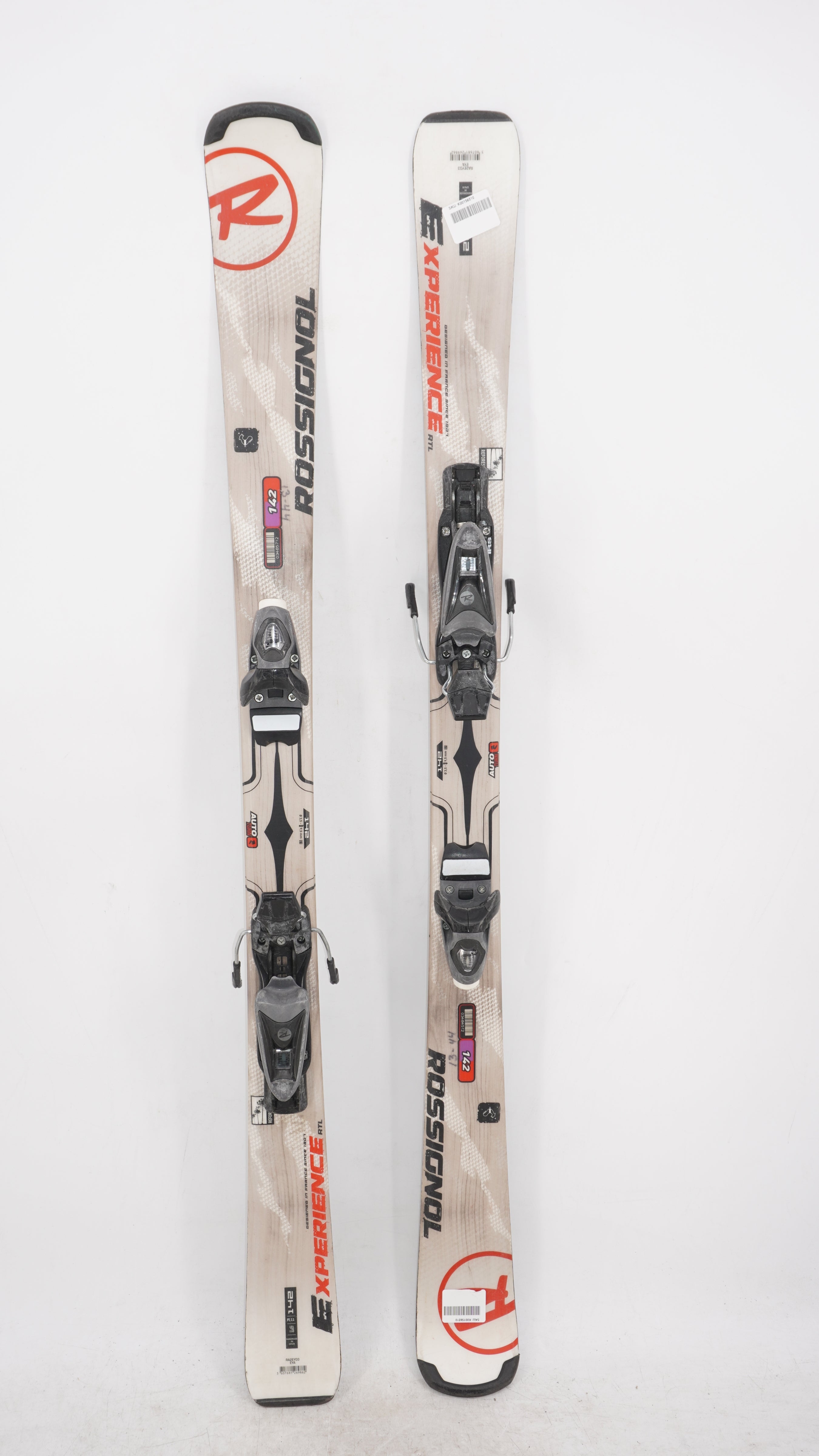 Rossignol Experience RTL Adult Skis with Bindings - 142 cm Used