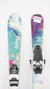 Axis Luna Kids Skis with Bindings - 100 cm Used