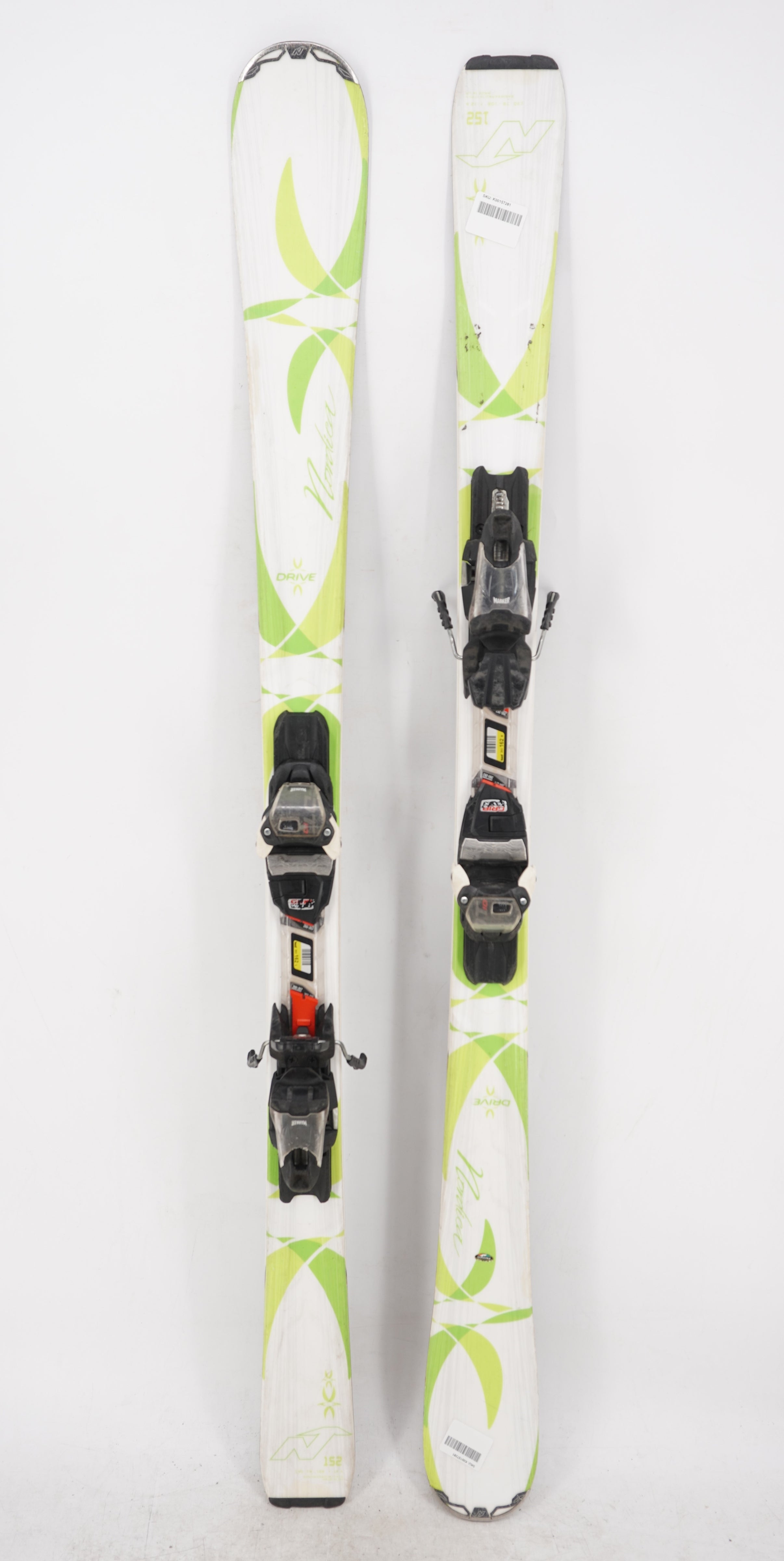 Nordica Drive Adult Skis with Bindings - 152 cm Used
