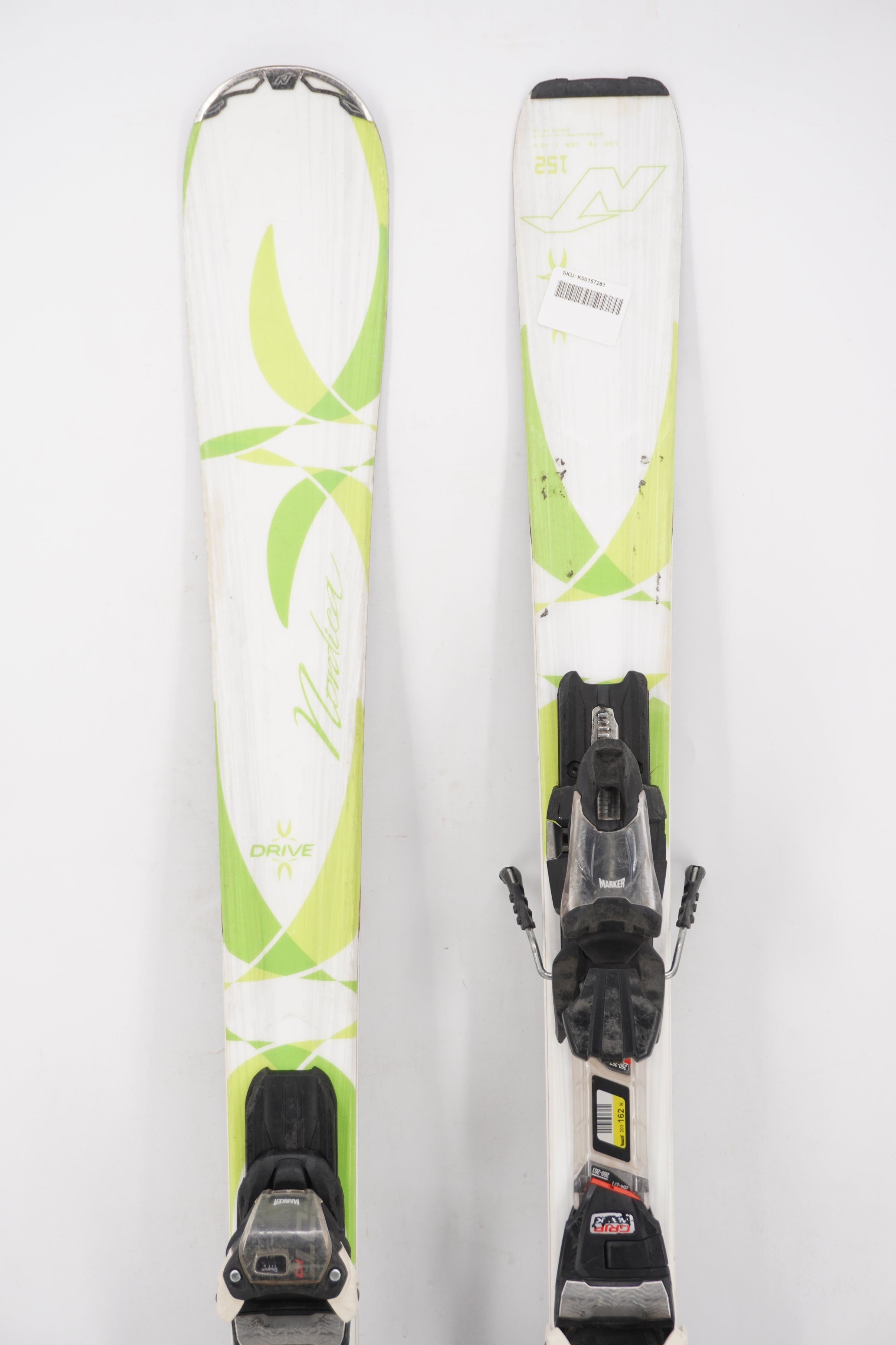 Nordica Drive Adult Skis with Bindings - 152 cm Used
