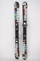 Axis Typhoon Twin Tip Junior Skis with Bindings - 135 cm Used