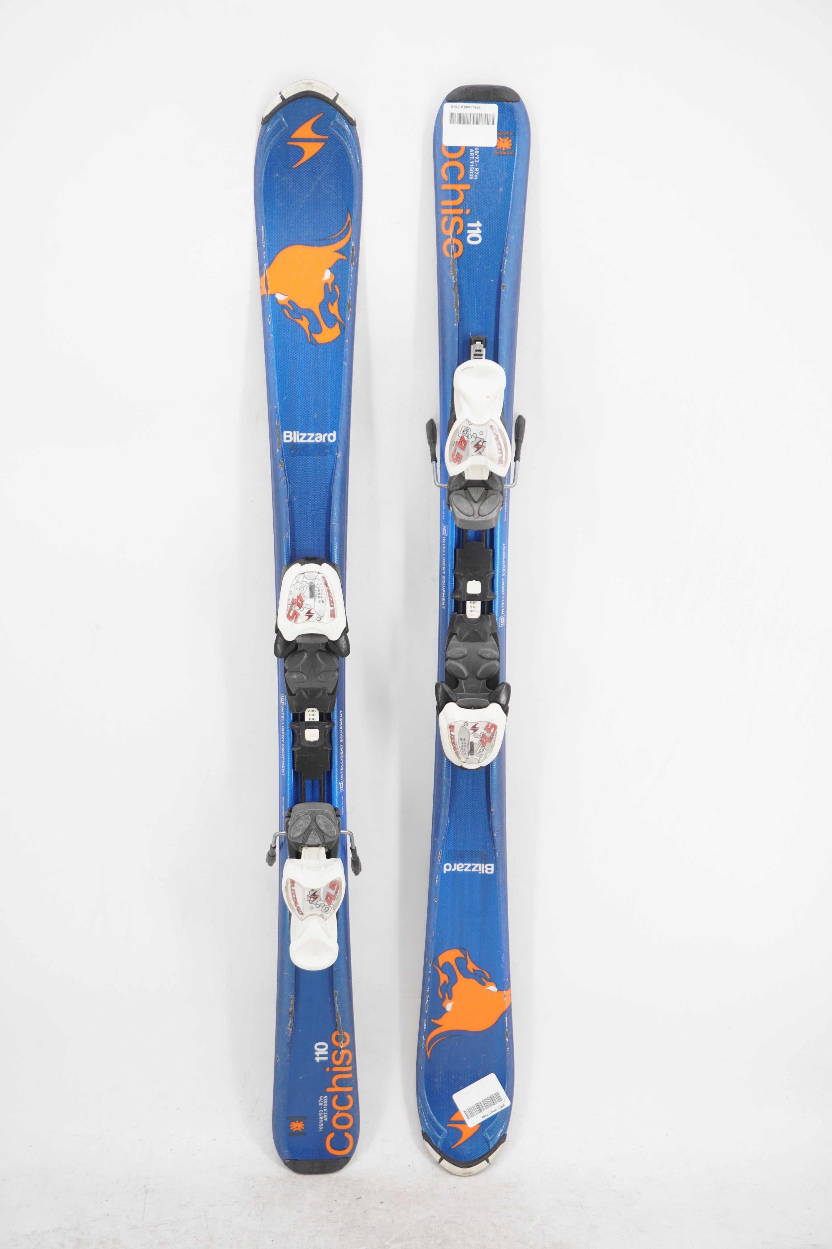 Blizzard Cochise Kids Skis with Bindings - 110 cm Used