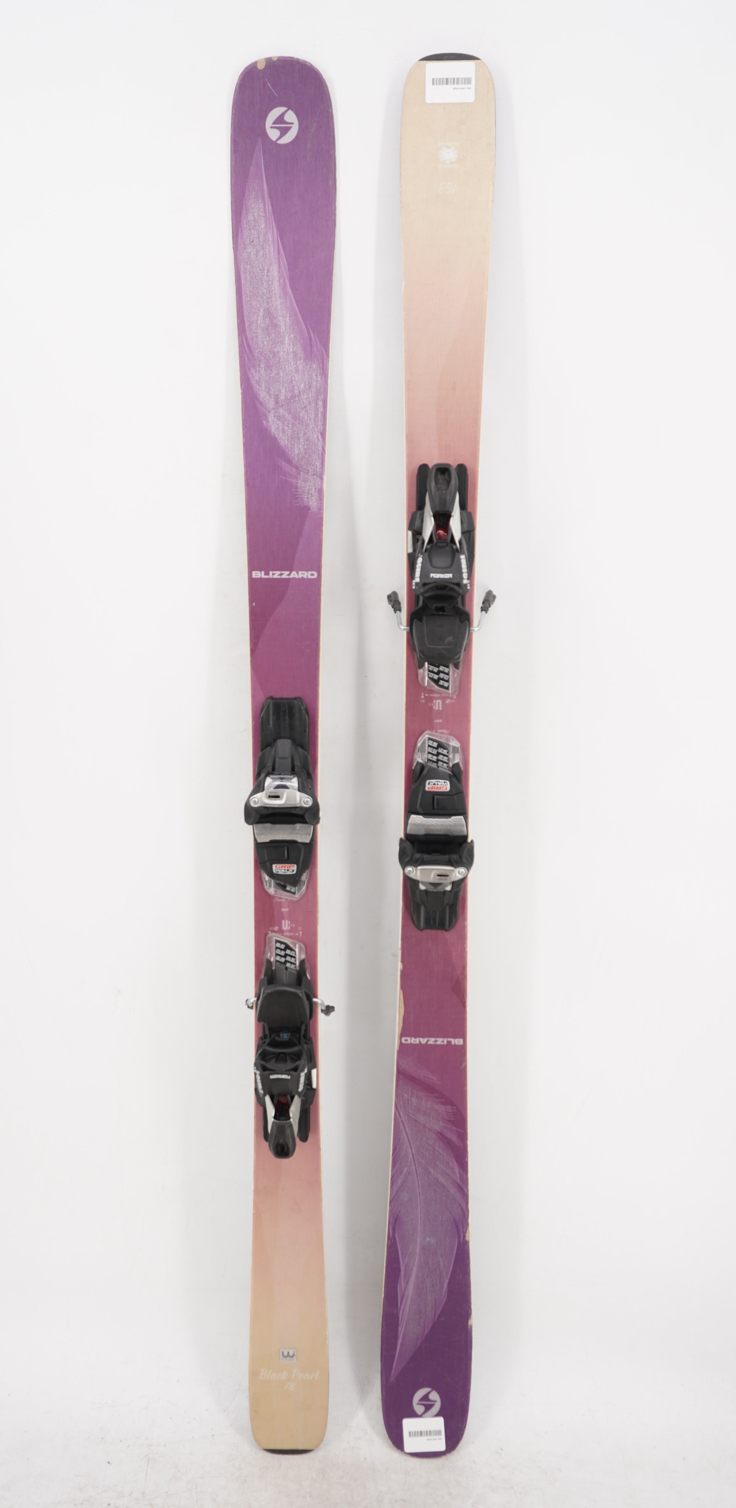 Blizzard Black Pearl 78 Womens Demo Skis with Bindings - 163 cm