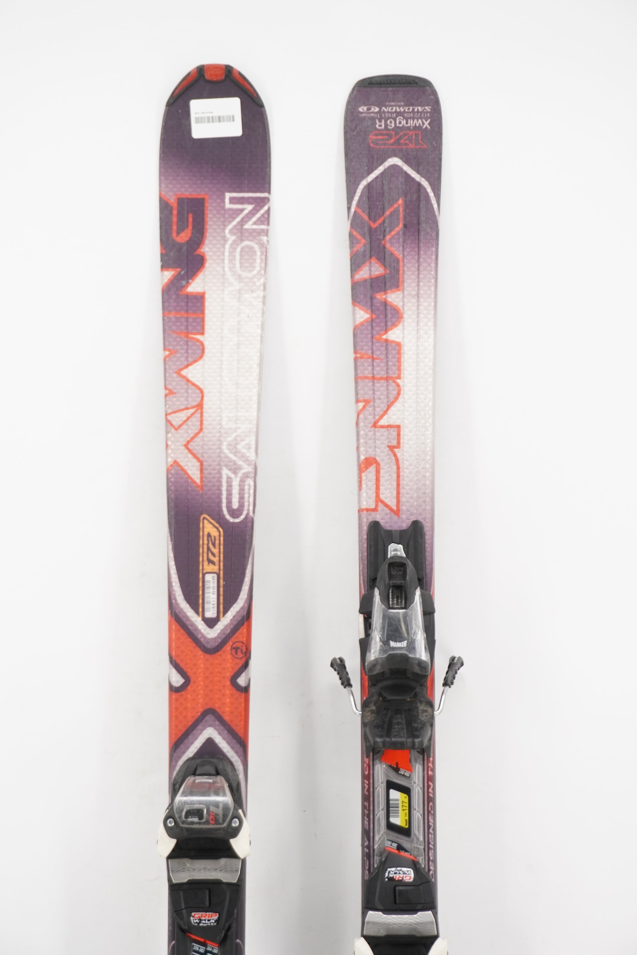 Salomon X-Wing 6R Adult Skis with Bindings - 172 cm Used