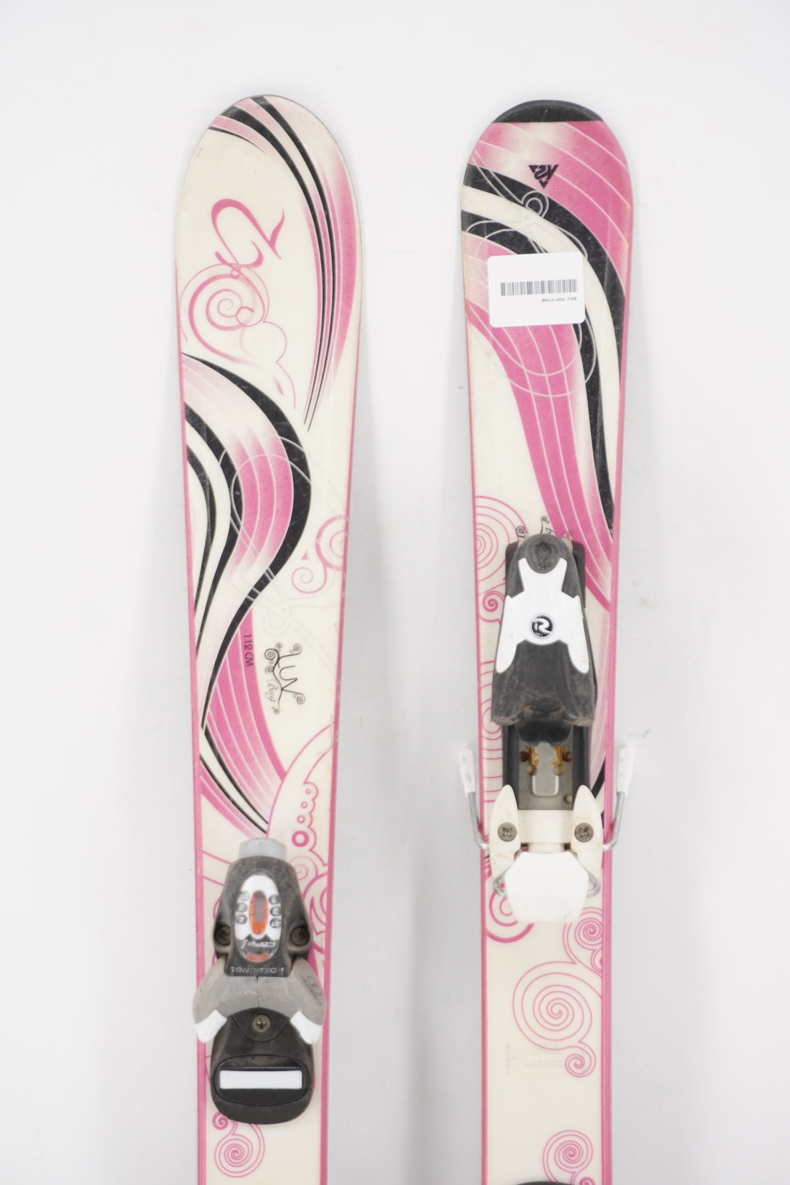K2 Luv Bug Kids Skis with Bindings - 112 cm Used