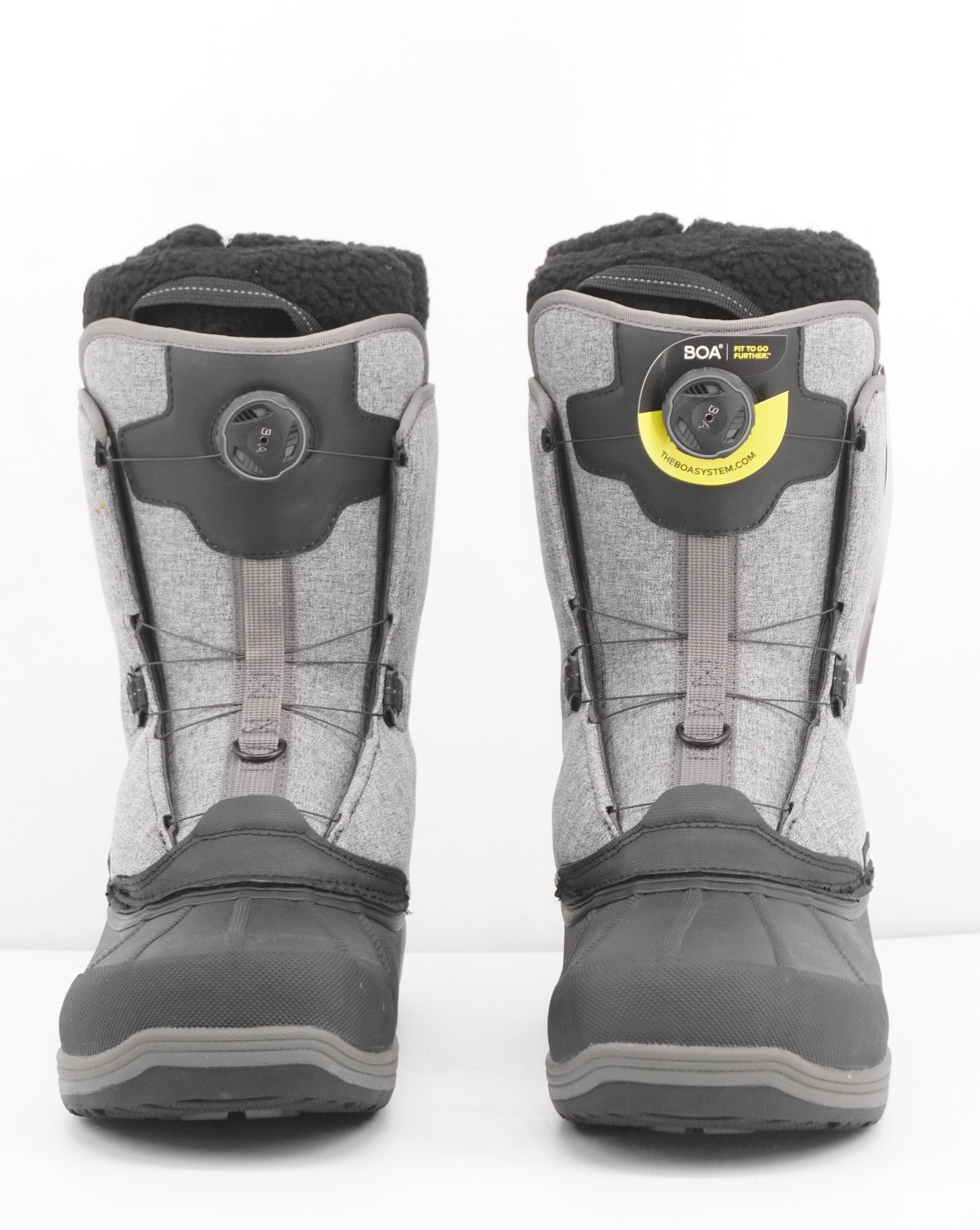 Head Operator BOA Grey Adult Snowboard Boots - Size 12.5 / Mondo 30.5 New