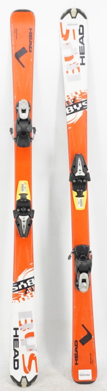 Head BYS Adult Skis with Bindings - 150 cm Used