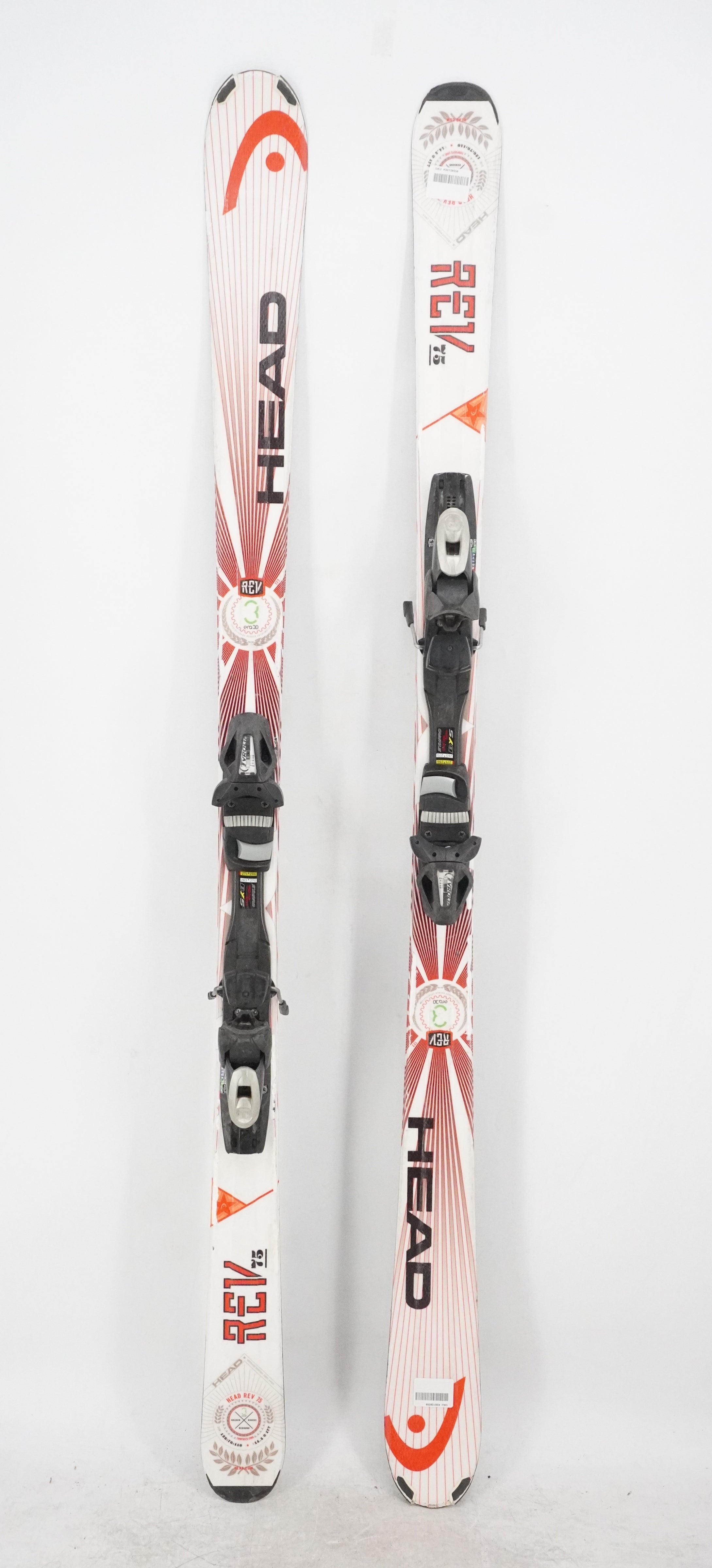 Head Rev 75 Adult Skis with Bindings - 177 cm Used