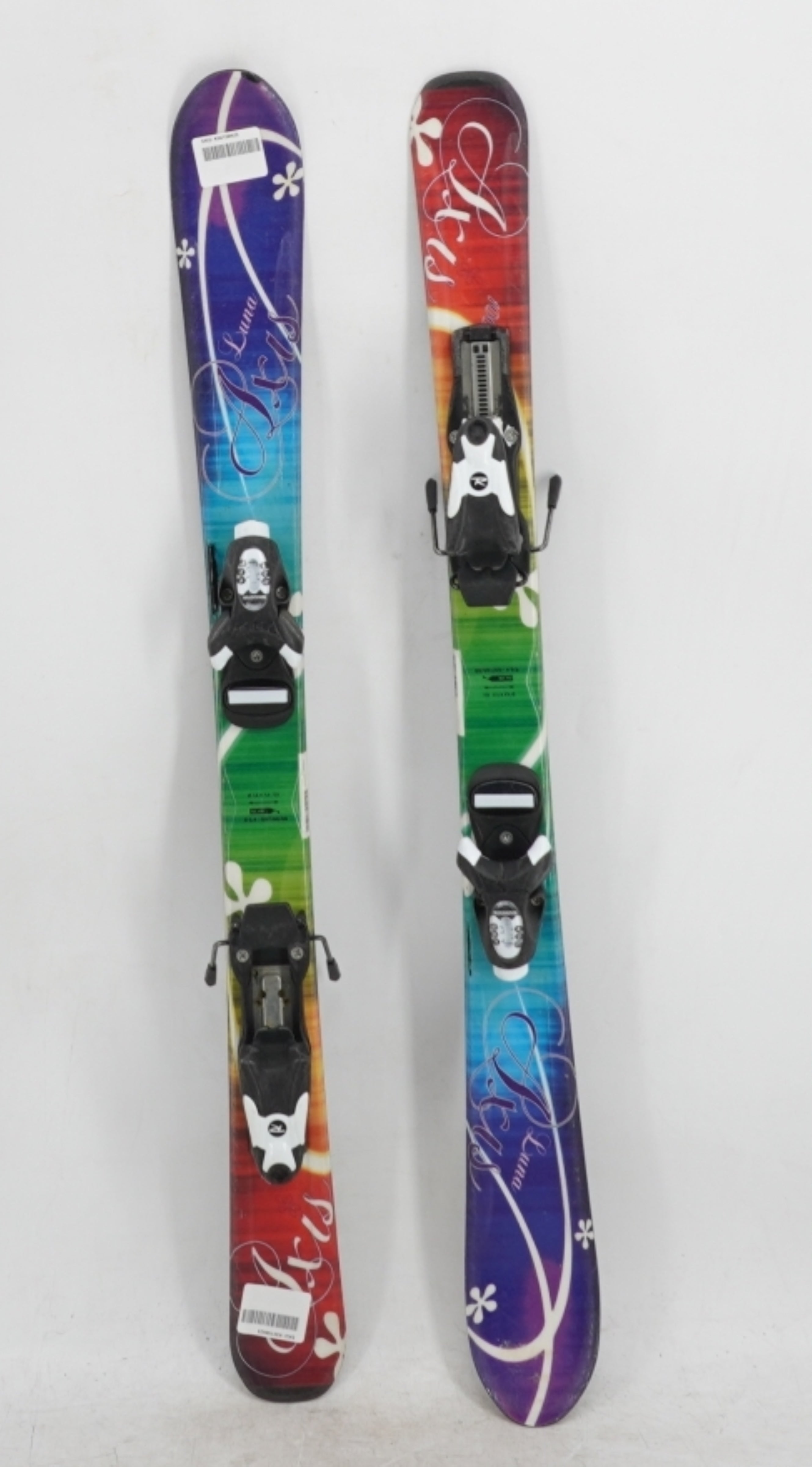 Axis Luna Kids Skis with Bindings - 100 cm Used