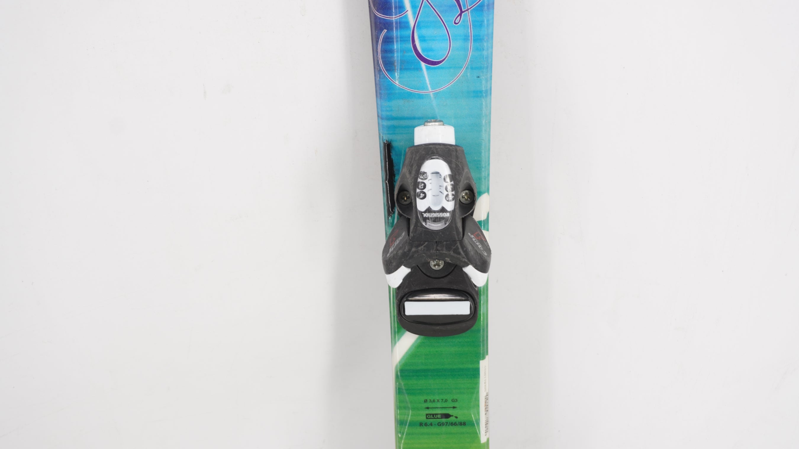 Axis Luna Kids Skis with Bindings - 100 cm Used