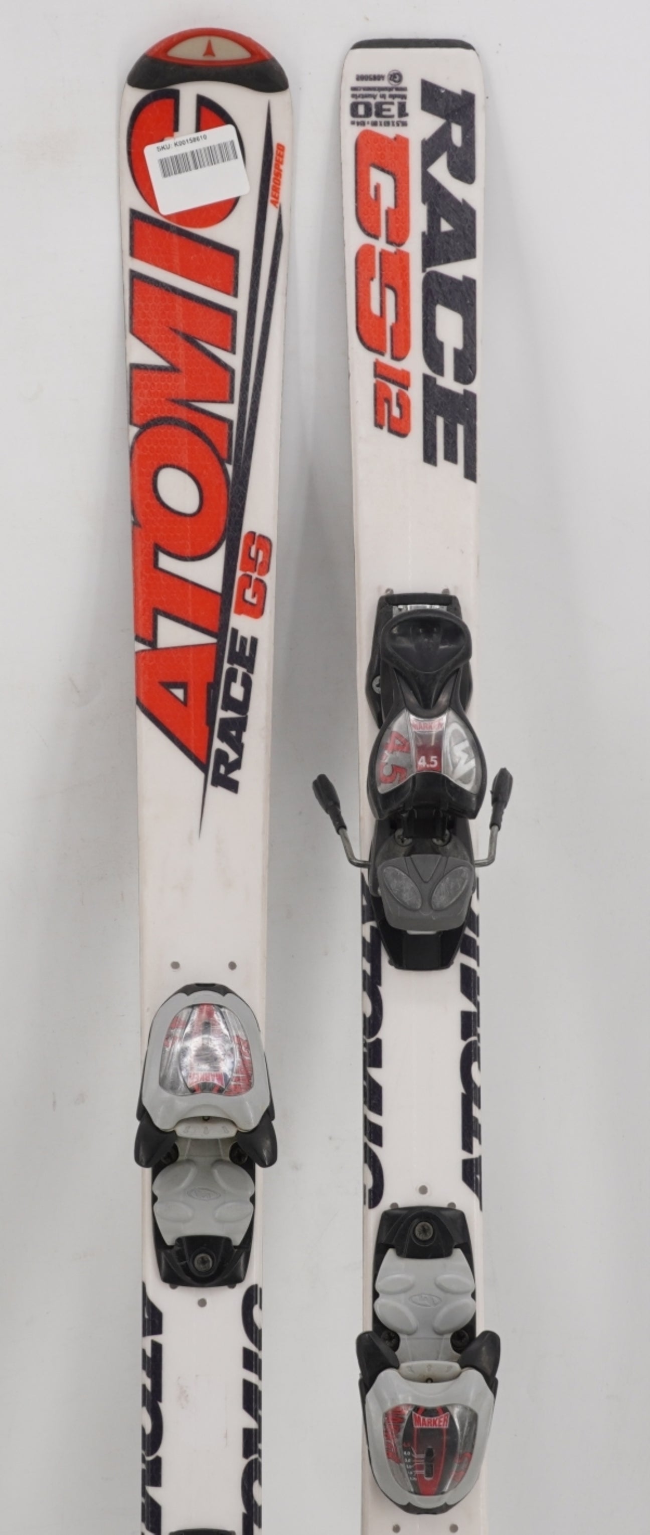 Atomic Race GS 12 Kids Skis with Bindings - 130 cm Used