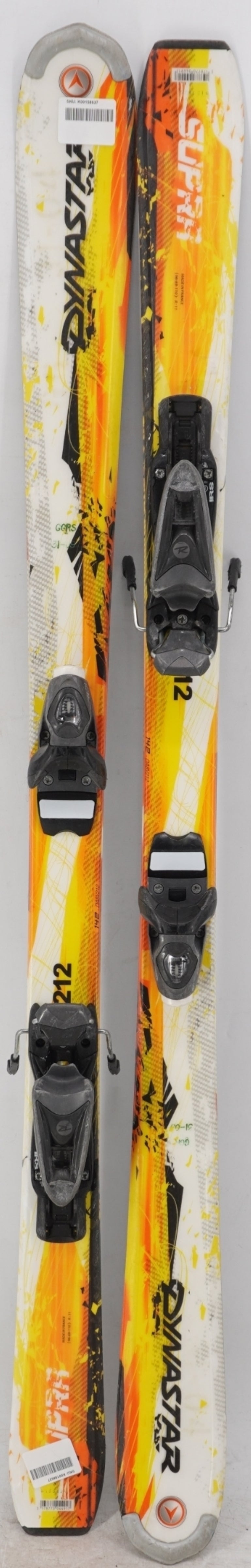 Dynastar Supra Adult Skis with Bindings - 142 cm Used