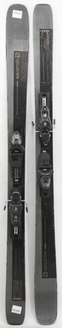 Salomon Stance 96 Adult Demo Skis with Bindings - 176 cm Used