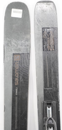 Salomon Stance 96 Adult Demo Skis with Bindings - 176 cm Used