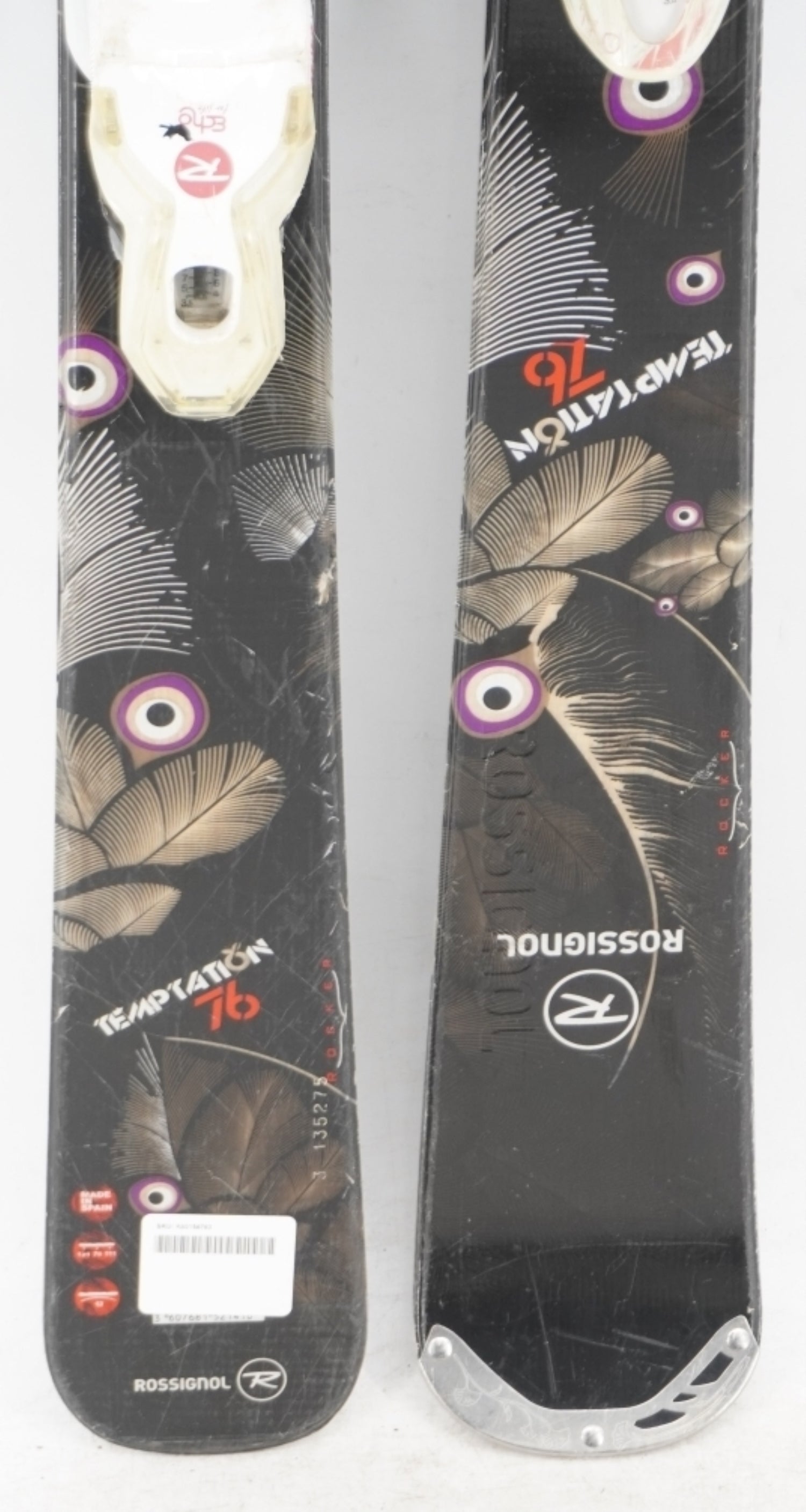 Rossignol Temptation 76 Women's Demo Skis with Bindings - 146 cm Used