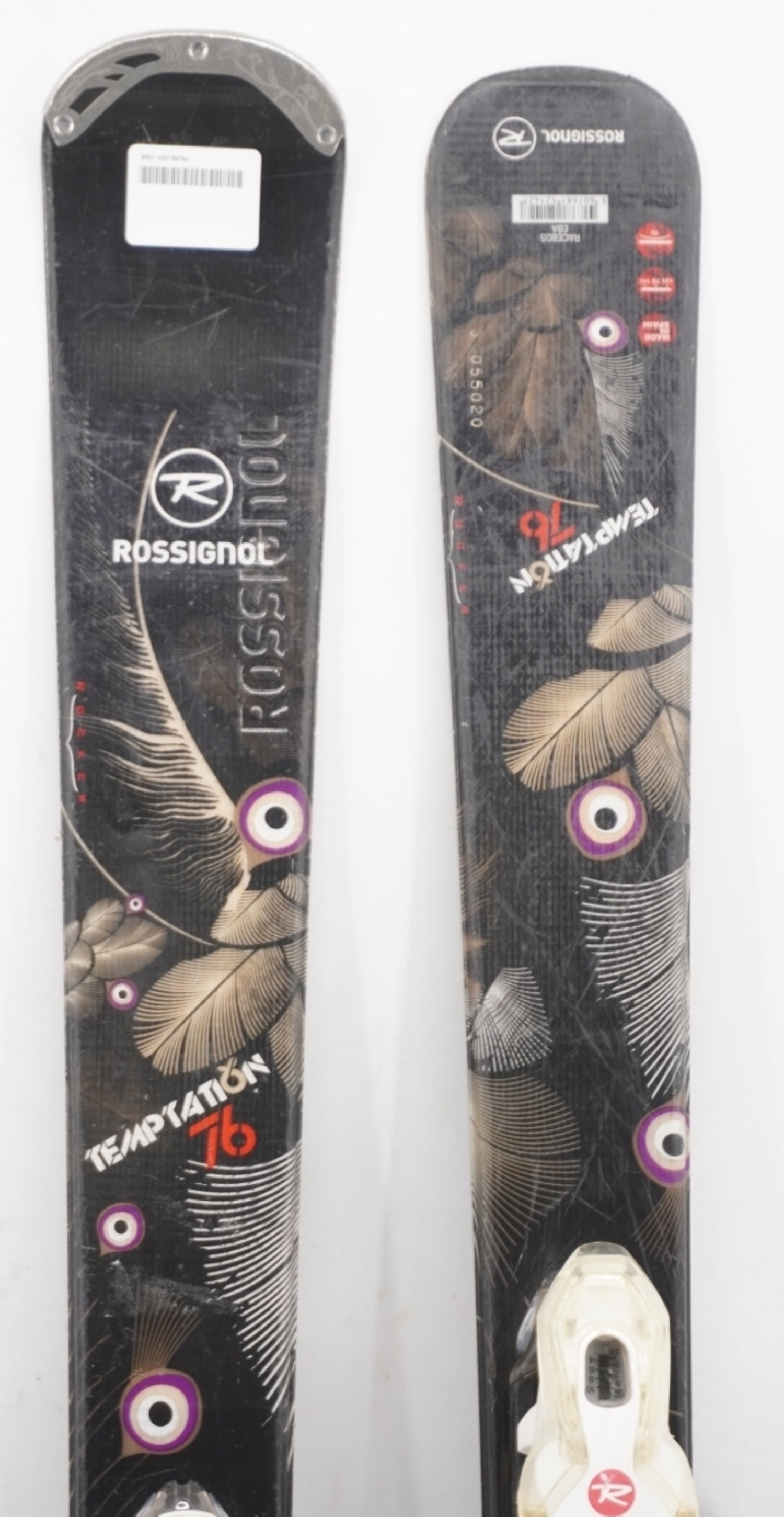 Rossignol Temptation 76 Women's Demo Skis with Bindings - 156 cm Used