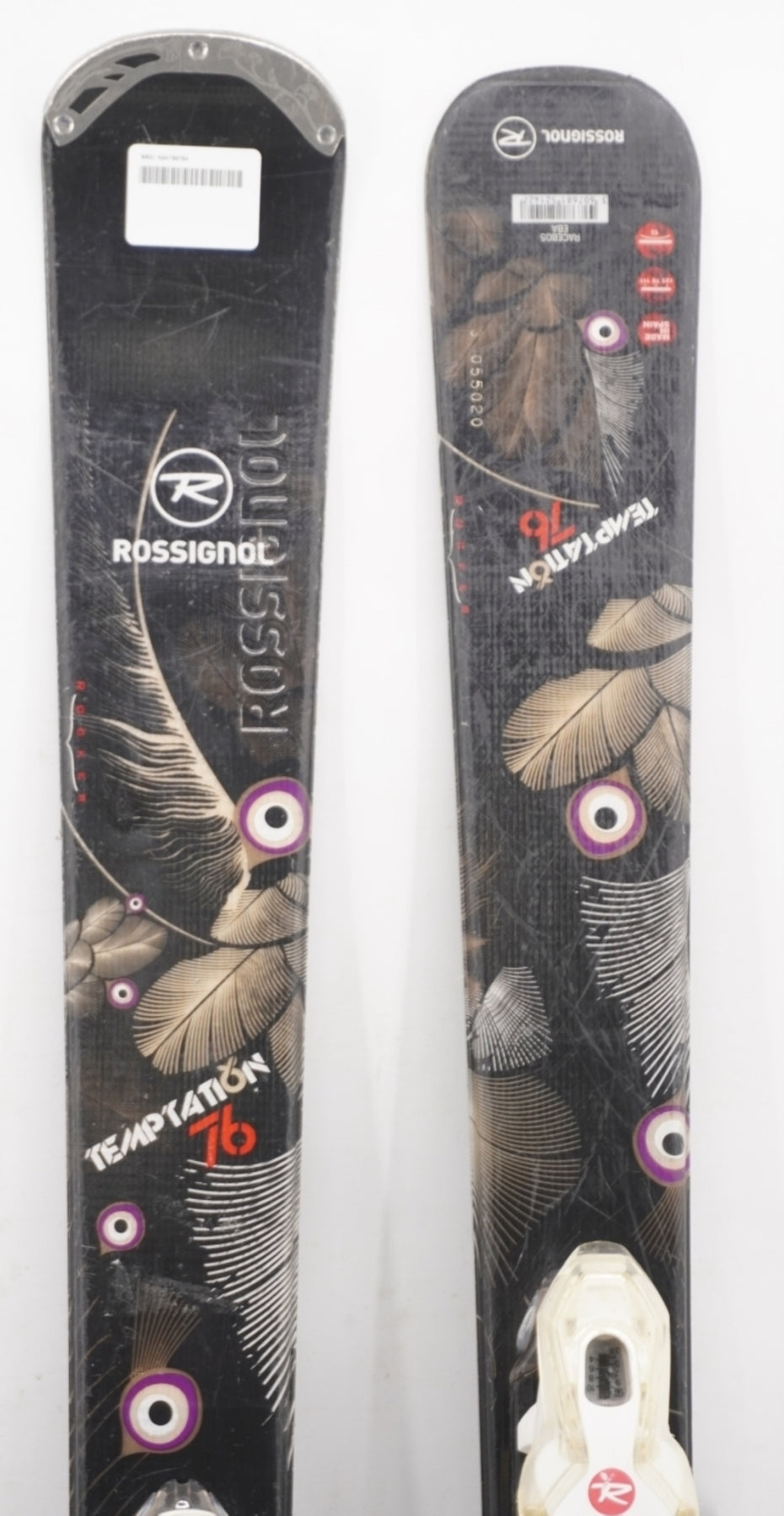 Rossignol Temptation 76 Women's Demo Skis with Bindings - 156 cm Used