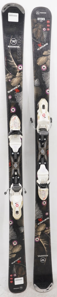 Rossignol Temptation 76 Women's Demo Skis with Bindings - 156 cm Used