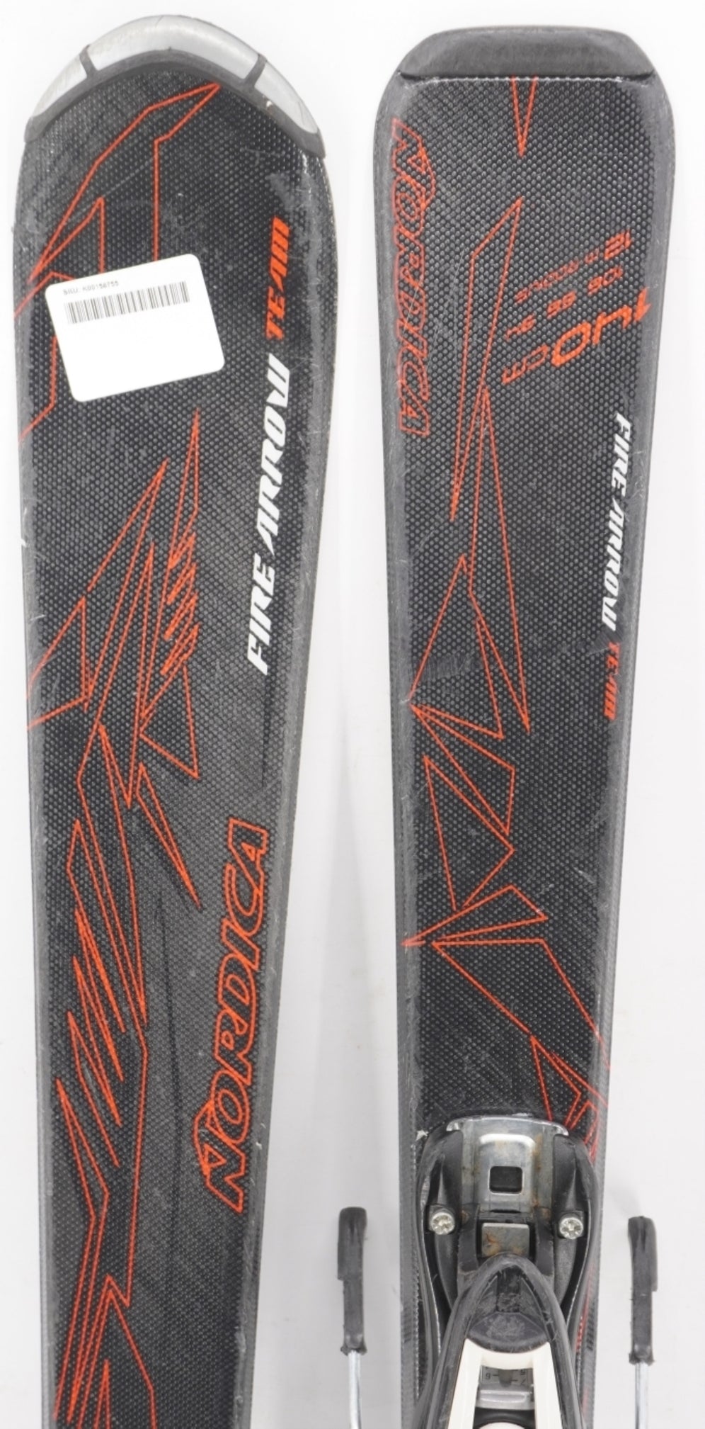 Nordica Team Fire Arrow Junior Skis with Bindings - 140 cm Used