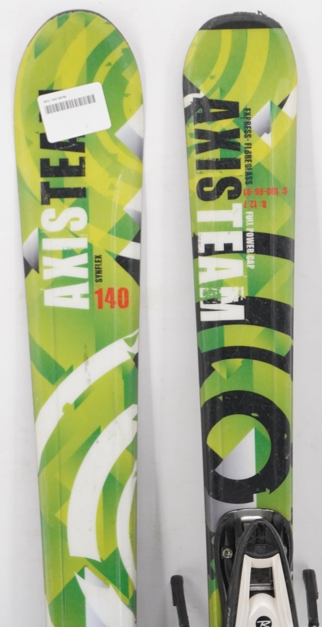 Axis Team Synflex Jr. Skis with Bindings - 140 cm Used