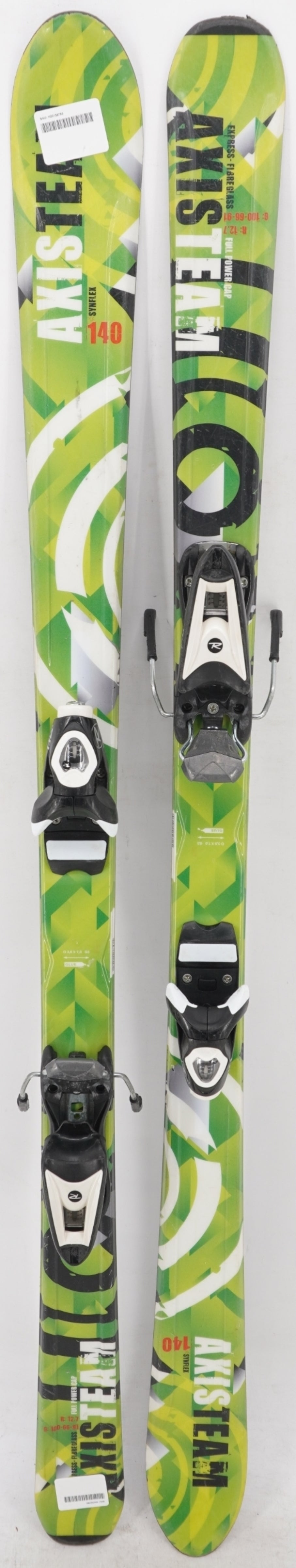 Axis Team Synflex Jr. Skis with Bindings - 140 cm Used
