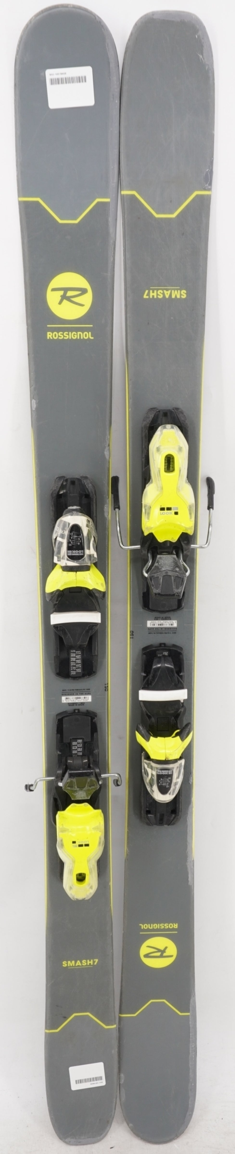 Rossignol Smash 7 Adult Demo Skis with Bindings - 150 cm Used