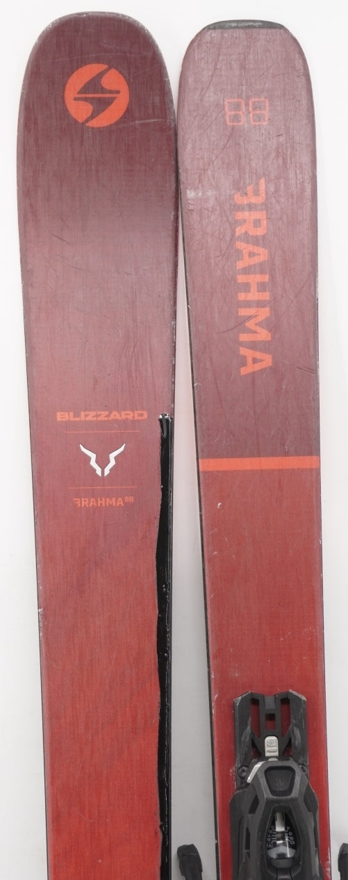 Blizzard Brahma 88 Adult Demo Skis with Bindings - 180 cm Used
