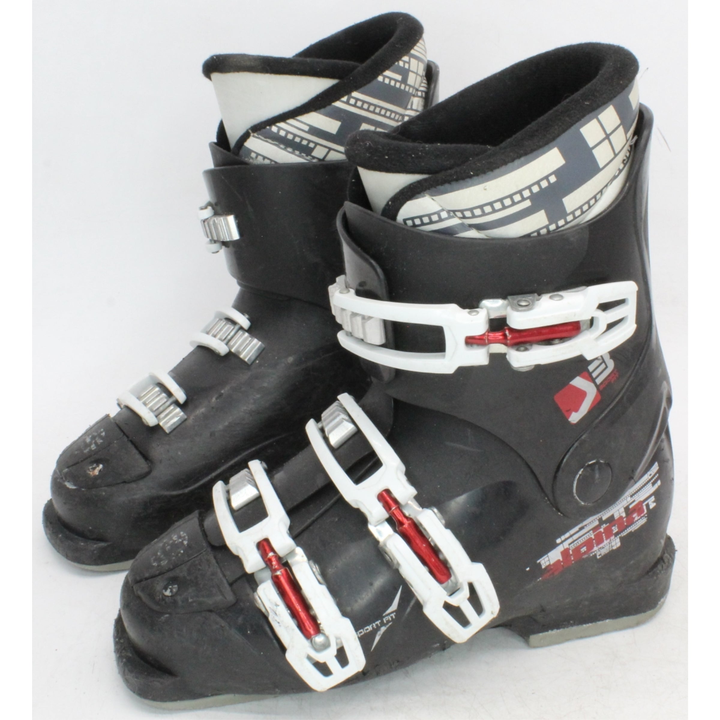 Alpina Giro J3 Sport Fit Junior Ski Boots - Size 4.5 / Mondo 22.5 Used