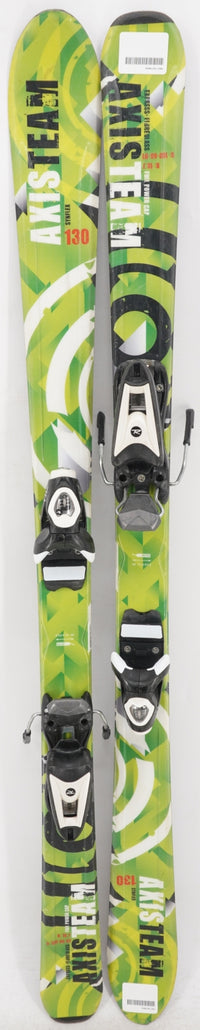 Axis Team Synflex Junior Skis with Bindings - 130 cm Used