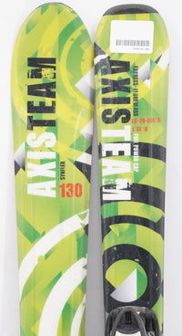 Axis Team Synflex Junior Skis with Bindings - 130 cm Used