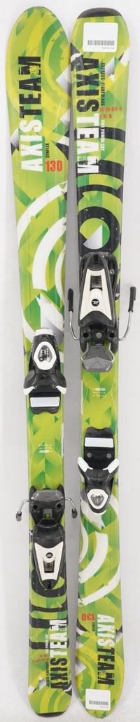 Axis Team Synflex Junior Skis with Bindings - 130 cm Used
