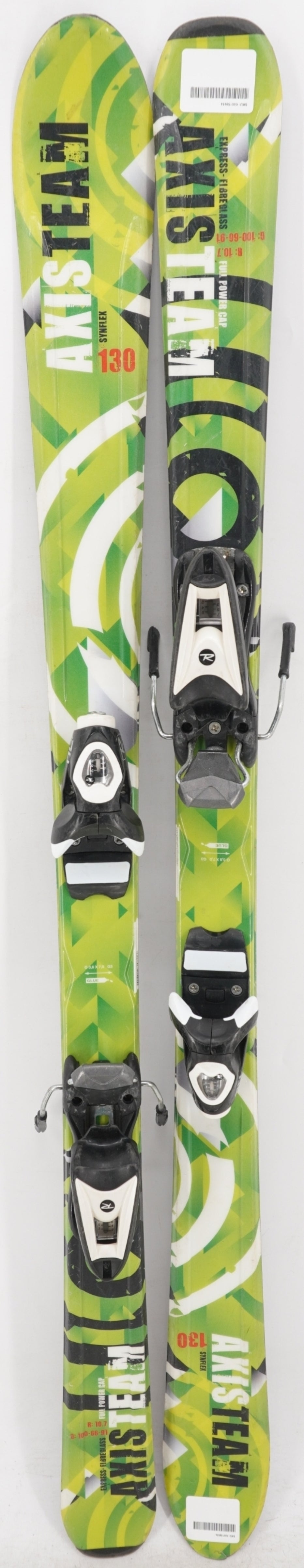 Axis Team Synflex Junior Skis with Bindings - 130 cm Used