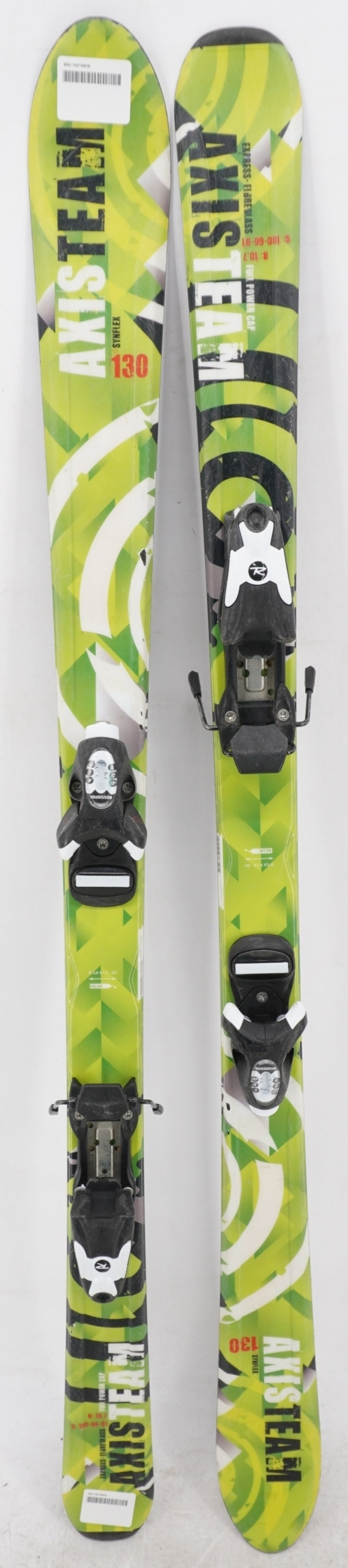 Axis Team Synflex Kids Skis with Bindings - 130 cm Used