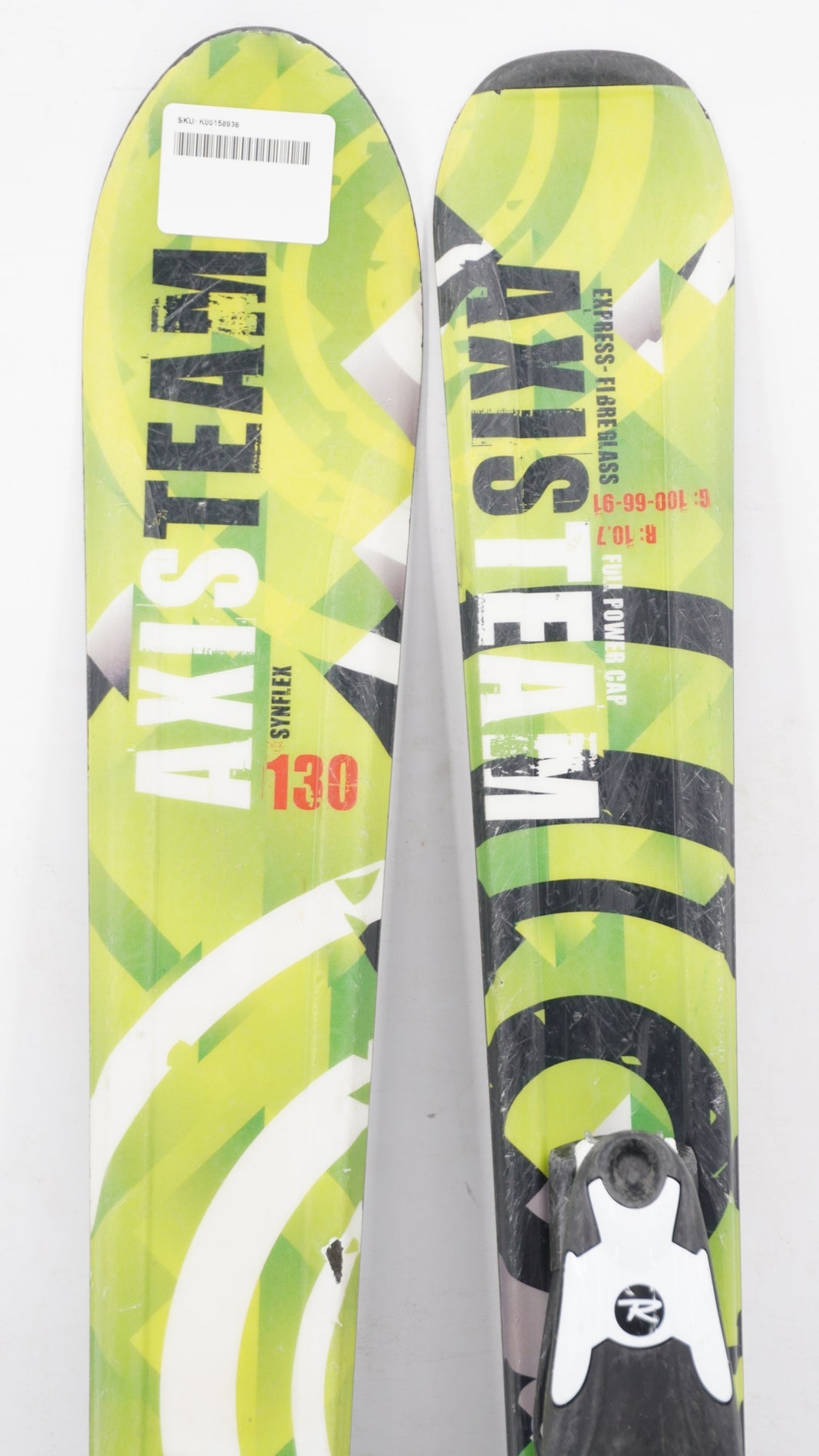 Axis Team Synflex Kids Skis with Bindings - 130 cm Used