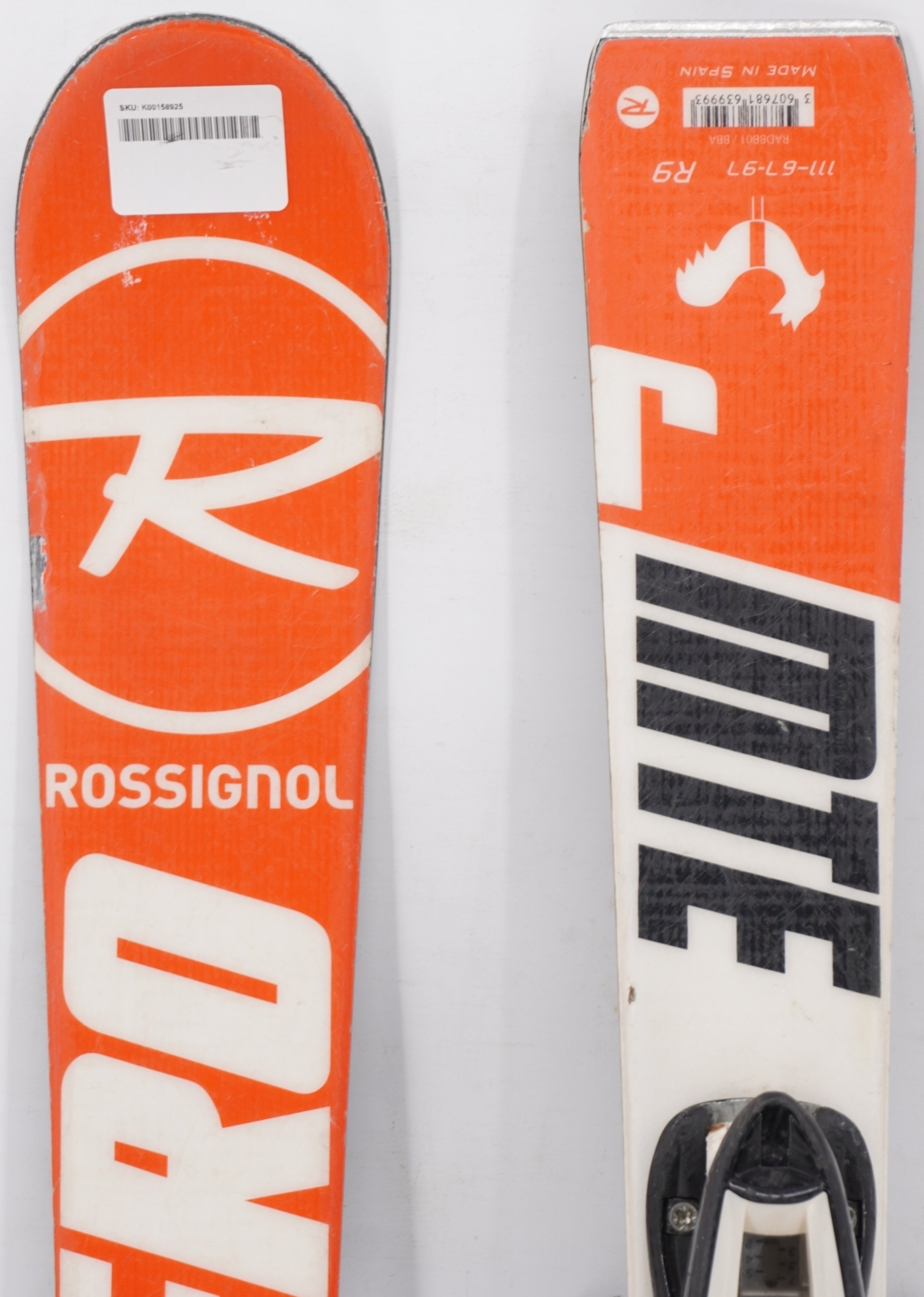 Rossignol Hero J Multi Event Junior Skis with Bindings - 130 cm Used