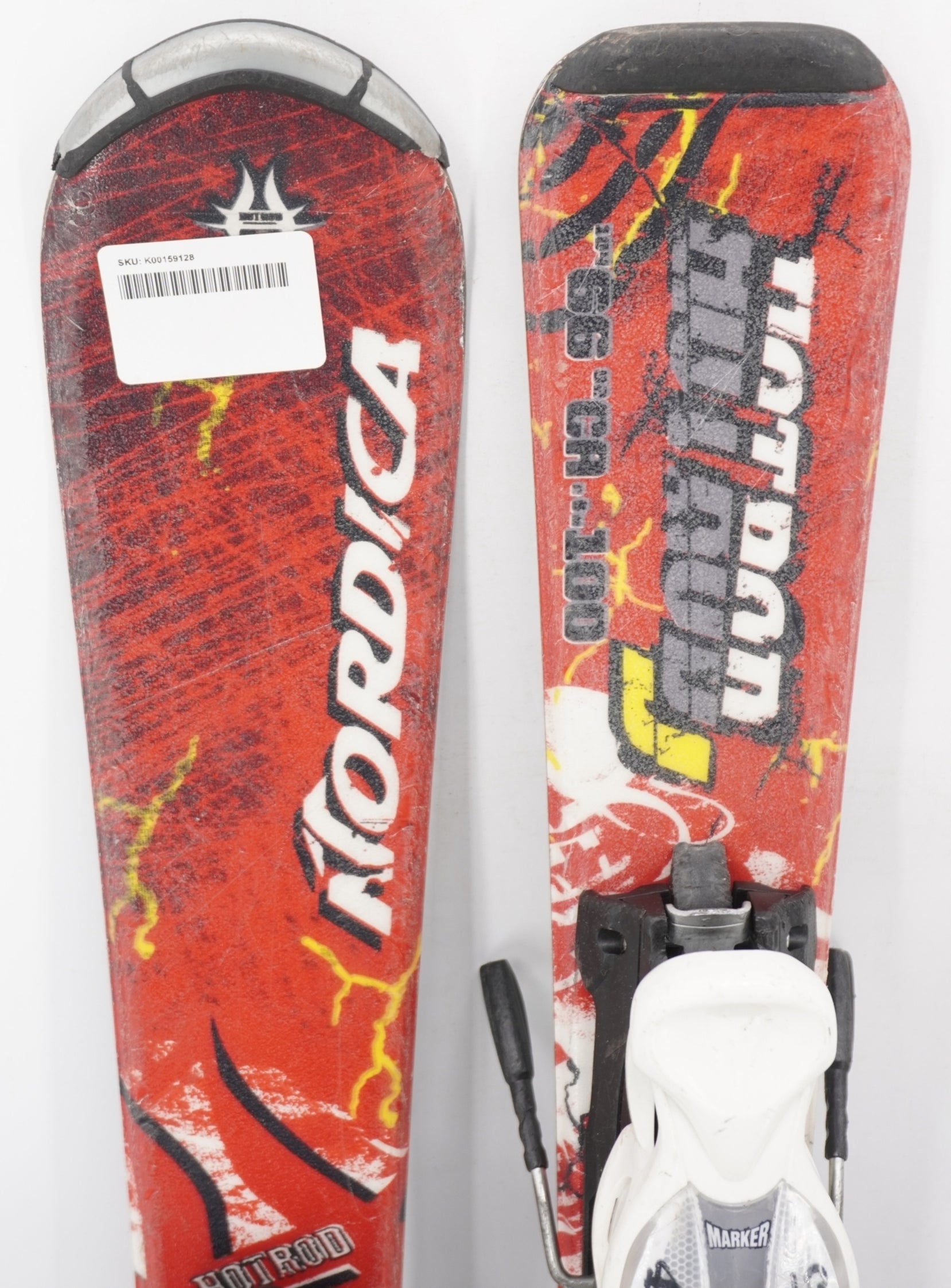 Nordica Hotrod J Kids Skis with Bindings - 100 cm Used
